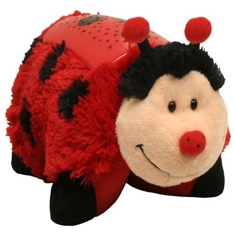 Pillow Pets Dream Lites Ms Ladybug Red 11 Stuffed Plush Night Light