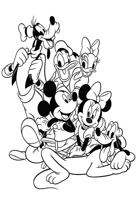 First appearing in the 1928 theatrical short, steamboat willie, she is the longtime girlfriend of mickey mouse, known for her. Mickey mouse clubhouse coloring pages to download and ...