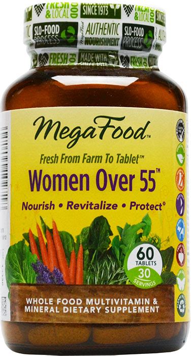 Factors to consider when purchasing the best multivitamin for women. MegaFood Womans Over 55 Multivitamin - 60 Tablets, 30 Servings