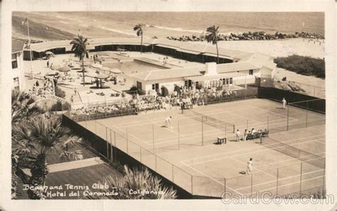 As san diego's premier tennis and beach club, la jolla beach & tennis club has hosted national championships, tennis legends and everyday enthusiasts for. RPPC Beach and Tennis Club at Hotel del Coronado,CA San ...