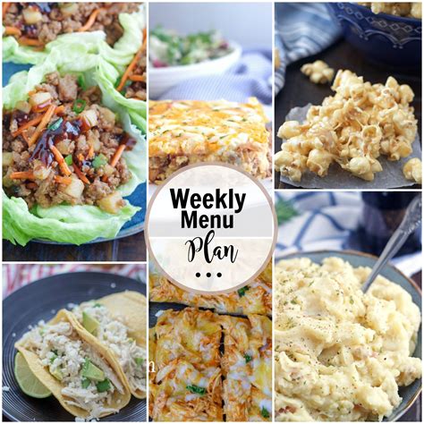 Weekly Menu Plan #73 (With images) | Weekly dinner menu, Weekly menu, Weekly menu planning