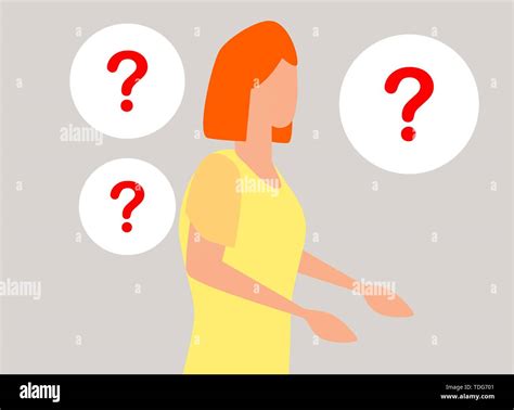 Concept Illustration Of People Frequently Asked Questions Waiting To