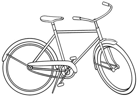 Desenho Para Colorir Bicicleta