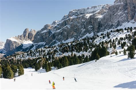 Skiing In Dolomites Italy Free Photo On Barnimages