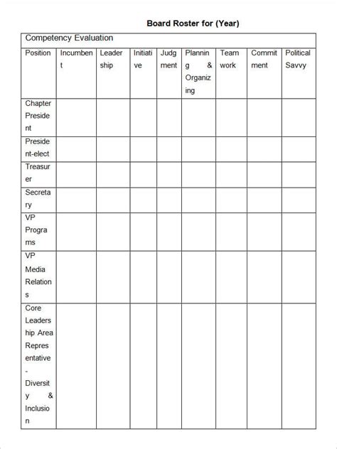 Sample Example And Format Templates 18 Succession Planning Template