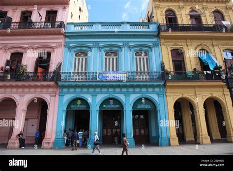 Cuban Buildings In Havana Cuba Stock Photo Alamy