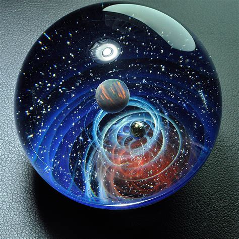 Unique Gift Night Sky Galaxy Marble Universe Pellet Ball Space Etsy