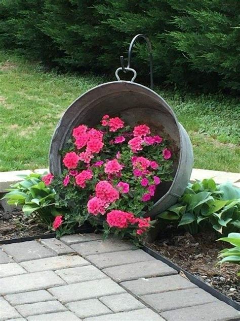 Patio Garden Ideas Flower Pots Backyards 20 Diy Container Gardening