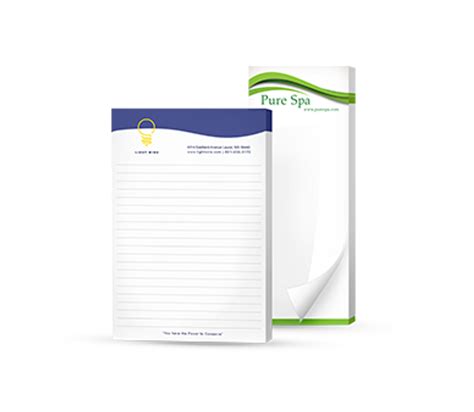 Notepads Custom Designed For Free Or Choose From Our Templates