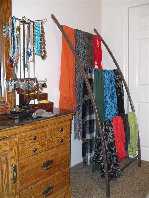 A Fabulous Scarf Rack Made From Scrap Metal By Our Team Member Ivy It