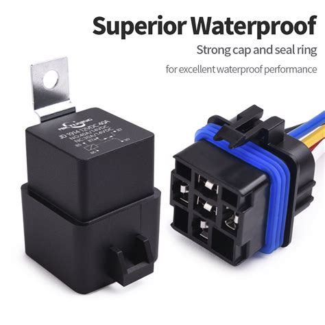 Mictuning 4030 Amp Waterproof Relay Harness Set 12v 5 Pin Spdt Bosc