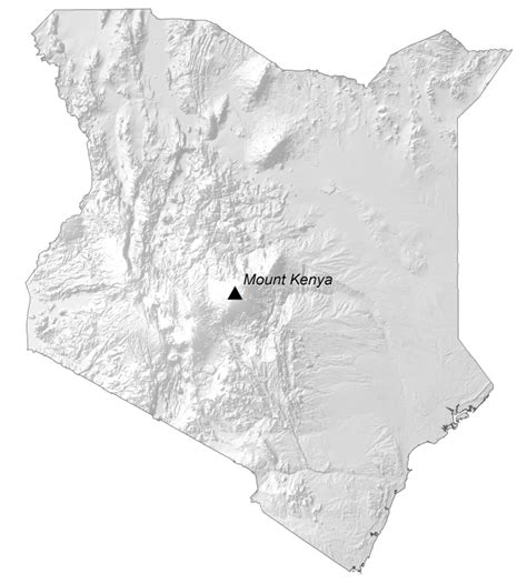 Map Of Kenya Cities And Parks Gis Geography