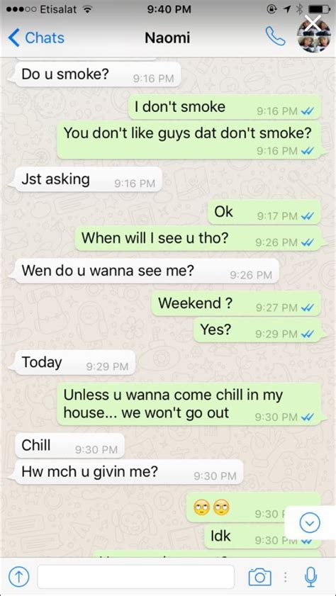 Naija Guy Shares Whatsapp Conversation After A Lady Ask Him To Pay N40k