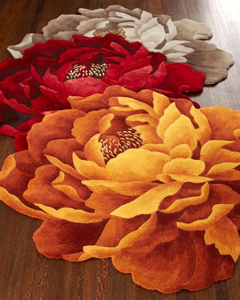 beautiful floral rug flower rug red rose flower decoration diy decor home decor rugs and