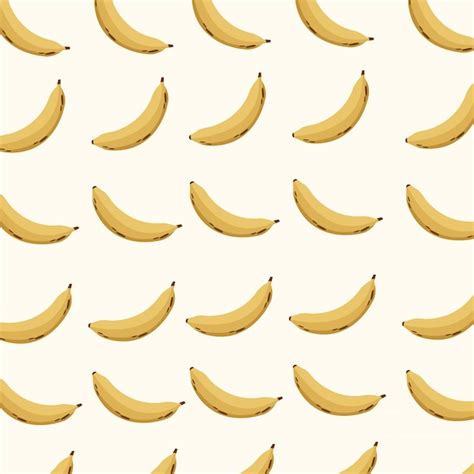 Premium Vector Banana Fruit Seamless Pattern