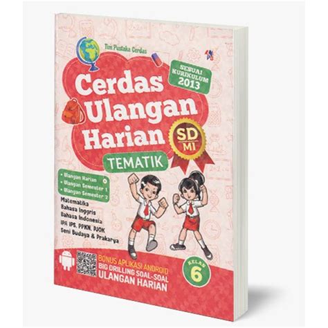 Jual Buku Pelajaran Cerdas Ulangan Harian Tematik Sd Kelas 6 Shopee Indonesia