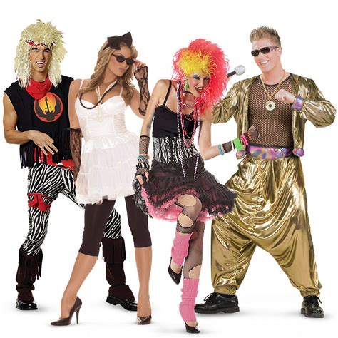 Halloween Halloweensaleshtml 80s Rockstars Group Costumes