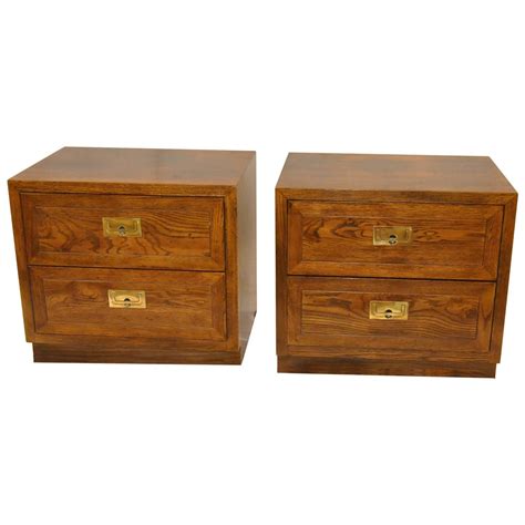 Do you suppose henredon bedroom furniture ebay appears to be like nice? Pair of Henredon Campaign Style Nightstands For Sale at ...