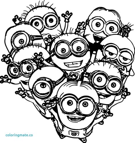 Bob The Minion Coloring Pages At Free Printable
