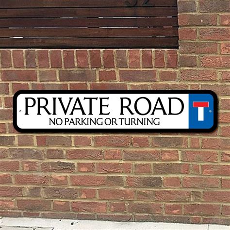 Jaf Graphics Private Road Sign