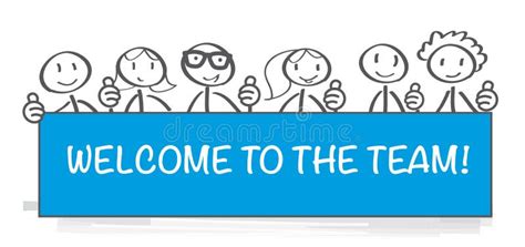 Welcome To Team Stock Illustrations 1202 Welcome To Team Stock