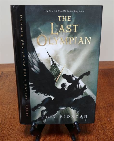 The Last Olympian By Rick Riordan First Edition Book 5 Percy