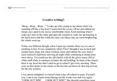 Creative Writing Gcse English Marked By