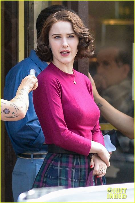 Rachel Brosnahan Gets Into Character While Filming The Marvelous Mrs