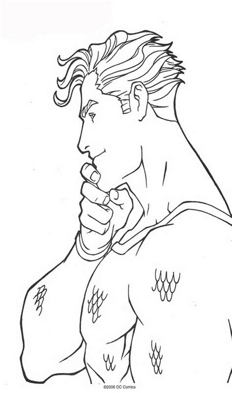 Free printable aquaman coloring pages for kids. Kids-n-fun.com | 62 coloring pages of Aquaman
