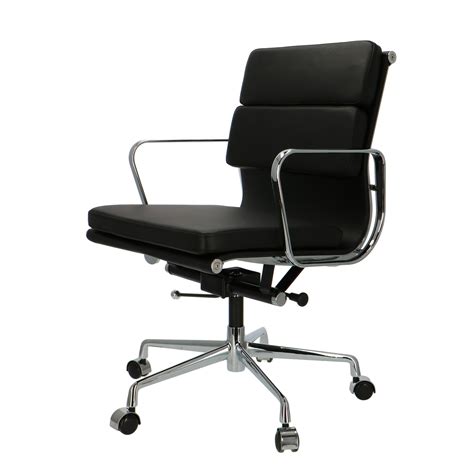 Free delivery and returns on ebay plus items for plus members. Eames office chair EA 217 black leather | Furny.com