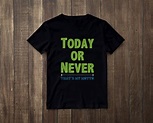 T-Shirt Design with Quote on Behance