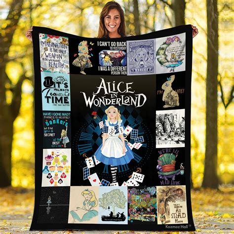 Disney Alice In Wonderland Quilt Blanket