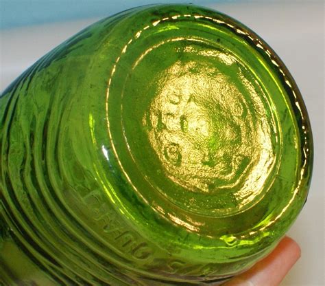 Vintage Gallo Green Ripple Wine Bottle 45 Quart Etsy