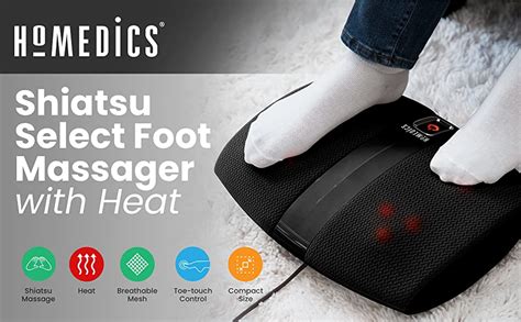 Homedics Shiatsu Select Foot Massager With Heat Shiatsu Foot Massager With Heat