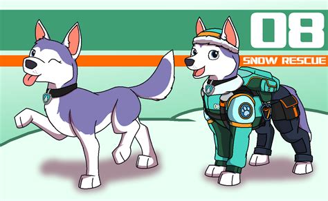 Paw Patrol Redesigned Everest By Nobodyherewhatsoever On Deviantart