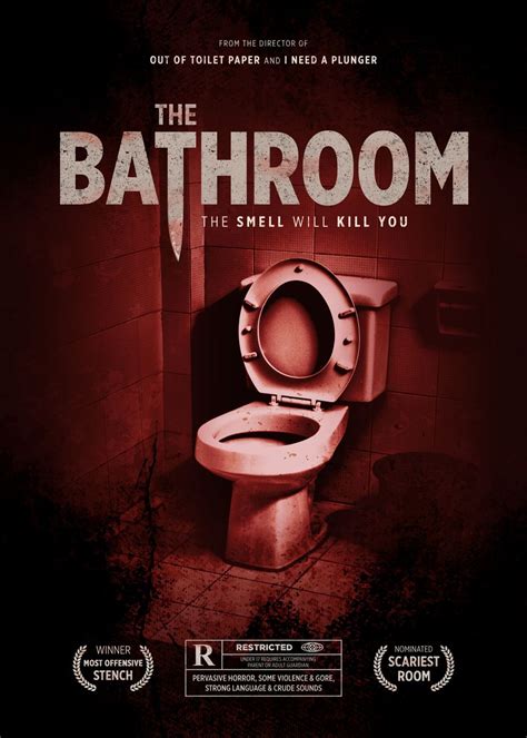 The Bathroom Horror Parody Poster Picture Metal Print Paint By