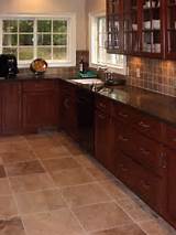 Photos of Tile Floor Kitchen Cabinets