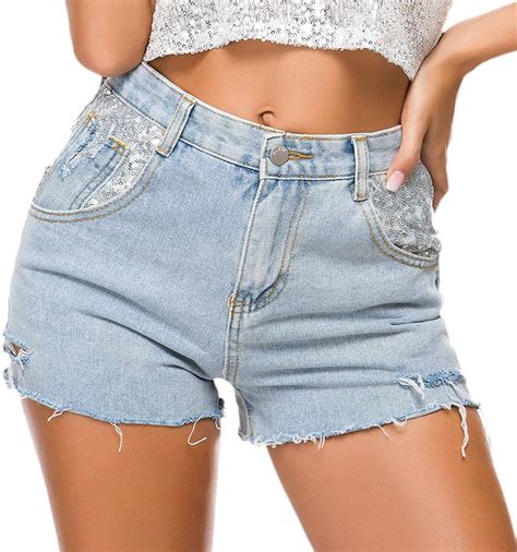 Denim Shorts Hot Pants Ultra Short Nightclub Womens Clothing Sexy