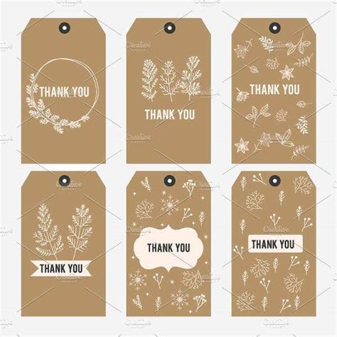 Make these three free printable thank you cards with your kids for a totally unique thank you gift. 8+ Thank You Tags - PSD, Vector EPS | Free & Premium Templates