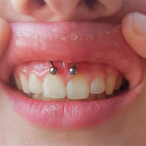 Smiley Piercing Guide To Get A Mouth Piercing Glaminati