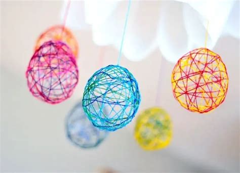 How To Make String Easter Eggs Without The String Collapsing