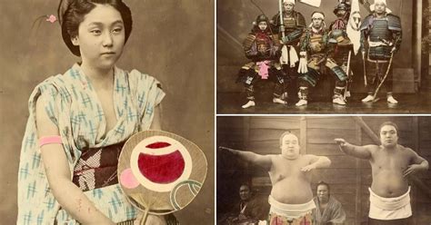 amazing pictures lost japan of samurai and courtesans in some of world s earliest colour photos