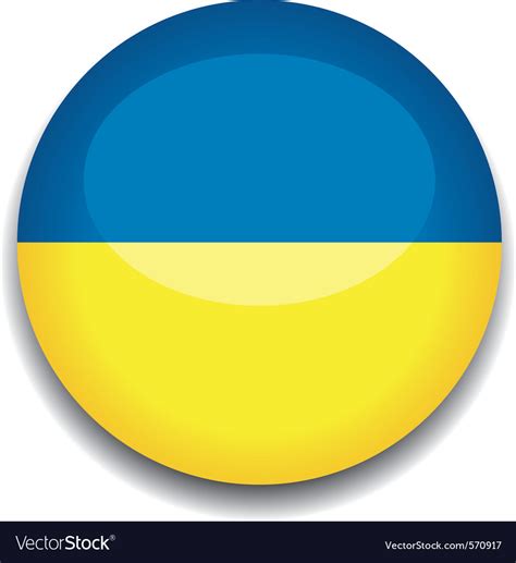 De vlag van oekraïne bestaat uit twee horizontale banen, een gele en een blauwe. Ukraine flag Royalty Free Vector Image - VectorStock