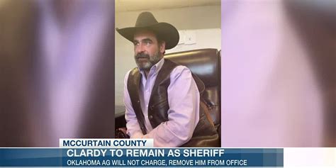 Mccurtain Co Sheriff Will Not Be Removed From Office