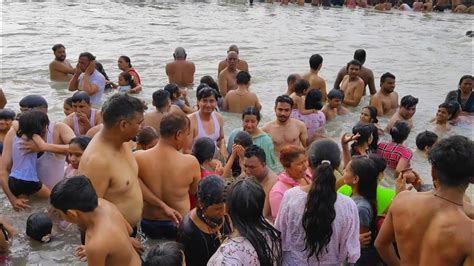 Ganga Snan Ganga Bath Haridwar Bath Open Bath Holy Bath Har Ki Pauri Haridwar Neeraj