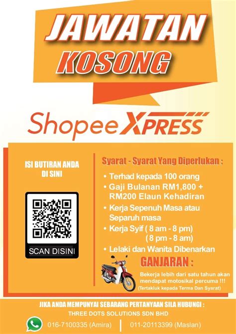 Iklan Jawatan Shopee Express Jobs Hub