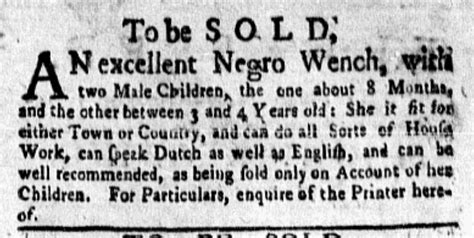Slavery Advertisements Published April 9 1770 The Adverts 250 Project