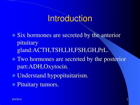 Ppt Pituitary Gland Disorders Powerpoint Presentation Free Download