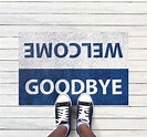 Welcome and Goodbye bespoke rugs - TenStickers