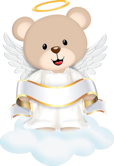 Ursinhos Png Imagens Png Teddy Bear Cartoon Angel Baby Art Baby